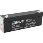 Orbus 12 Volt 2.2 Amper Yatay Akü Orbus-178 x 34 x 60 Mm-900 Gram