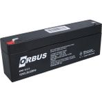 Orbus 12 Volt - 2.2 Amper Yatık Uzun Akü (178X34X60MM) - Renkli
