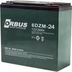 Orbus 12 Volt 24 Ah Elektrikli Bisiklet Aküsü 6DZM-24 Modeli Yüksek Performanslı Derin Deşarjlı Orbus (12V20AH-12V22AH Uyumlu