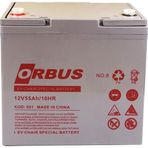 Orbus 12 Volt 55 Amper 229x138x215 mm 17,5 kg Jel Engelli Sandalye Aküsü