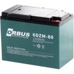 Orbus 12 Volt 80 Amper Elektrikli Bisiklet Aküsü 6DZM-80 Modeli Güçlü Performans