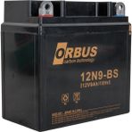Orbus 12N9-BS 12 V 9 Ah Asit İçinde Karbon Motosiklet Aküsü
