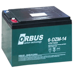Orbus 12V 14AH Yatık Elektrikli Bisiklet Aküsü