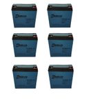 Orbus 12V 24 Ah Elektrikli Bisiklet Aküsü 6 Lı Set