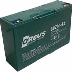 Orbus 12V 42 Ah Elektrikli Bisiklet Aküsü Deep Cycle (Uzun Ömürlü) (265*80*170) (10,3 Kg)