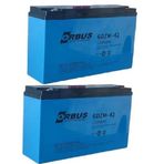 ORBUS 12V-42Ah (40Ah) AMPER DAR 2'Lİ PAKET E-BIKE AKÜ-2025 ÜRETİM EBATLAR: 267x78x170mm ELEKTRİKLİ BİSİKLET AKÜ E-BİKE