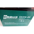 Orbus 12V 80AH Agm Elektrikli Motosiklet Aküsü ( 60AH ile Uyumlu )
