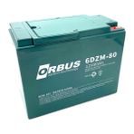 Orbus 12V 80AH Jel Elektrikli Bisiklet Aküsü 2025 Modeli Yüksek Performanslı Güç Kaynağı