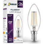 Orbus 4W E14 Filament LED Ampul - Dim Edilebilir – Dbc3 - Sarı