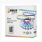 Orbus 5 mt Uzaktan Kumandalı RGB Şerit Led