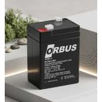 Orbus 6V 4AH (6 Volt 4 Amper) Agm Akü Ebatlar: 150X48X101MM
