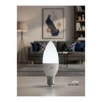 ORBUS Bright E14 LED Ampul 4.8W | 6500K Beyaz Işık, 425 lm | Yüksek Verimli & Uzun Ömürlü Aydınlatma