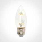 Orbus C37 4W Filament Bulb Clear E27 400LM RA80 220 - 240V/50Hz Ampul - 2700K Sarı Işık - 1 - 10 W
