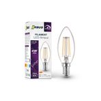 Orbus DİM Edilir LED Filament Ampul B35 4 Watt 400lm E14 Sarı Işık
