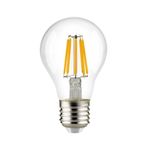 ORBUS F60 4.8W E27 Clear Filament Ampul - 2700K Sarı Işık, 600 Lümen