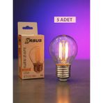 Orbus GC45 4W LED Ampul E27 Sarı Işık 2700K 400LM Filament Clear - 5Lİ