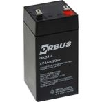 Orbus Hsyn_terazi Aküsü 4V 4AH Bakımsız Kuru Akü Dik Akü 4 Volt 4 Amper Dik Akü (45X45X100 mm 4V 4 Ah Kuru Akü 4V 4AH Bakımsız Kuru Akü