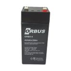 Orbus HÜS0_ŞARJLI Market ve Pazarcı Terazisi Için 4V 4AH Akü 4V 4AH Akü Kuru Tip Bakımsız Akü (4V4AH/20HR Rechargeable Battery)