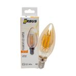 Orbus ORB-BA3 Filament Bulb 4W E14 300LM Sarı Led Ampul