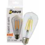 Orbus ORB-STC6W 6 Watt ST64 E27 600 Lmn Filament LED Ampul - 1 - 10 W - Sarı