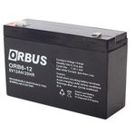 Orbus ORB6-12 6V 12 AH 150x50x94 MM Akü
