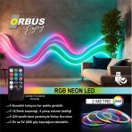 Orbus RGB 2 mt USB'li Neon Şerit Led