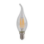 Orbus Rustik Kıvrık TC3 4W E14 LED Filament Ampul | 2700K Sıcak Işık