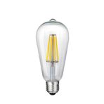 Orbus STC 6W Clear LED Filament Ampul E27 | 2700K Sıcak Işık | 600 Lümen | Dekoratif Tasarım