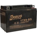 Orbus YTX9-BS Motosiklet Aküsü 12V 9Ah Kapasite Yüksek Performanslı Güç Kaynağı
