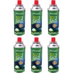 Orcamp 227 gr Gaz Kartuşu Tüp 6'lı Set Orgaz KTS227 %30 Propan %70 Butan Karışımı - Altlı Set