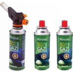 Orcamp 227 gr Kartuş Tüp Çakmaklı Pürmüz Set 3'lü Paket