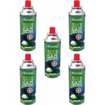Orcamp 5'li Paket Orgaz Kamp Kartuş Tüp 227 gr %30 Propan & %70 Bütan Gazı ile Güçlü Performans - KTS227