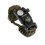 Orcamp Paracord OUT-4300 Haki Hayatta Kalma Kamp Bilekliği