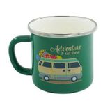 Orcamp Retro Emaye Summer Camp 330 cc Yeşil Kupa Bardak