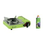 Orcamp Tekli Mini Portatif Ocak Yeşil+1 Adet Kartuş Kts-227 Orc-015-E1