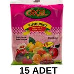 Orçel Kuşburnu Aromalı Içecek Tozu Oralet Çay 300GR.X 15 Adet - 1 kg