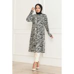 Orchid Style Örme Süet Tunik - Kahverengi - 40
