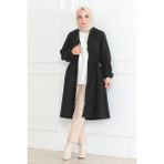 Orchid Style spor Kaşe Kaban - Zümrüt Yeşili - 38