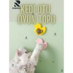 Ördek Figürlü Kedi Naneli Top Yeni Tasarım Diş Temizleme Stres Atma Oyuncağı Kediler İçin