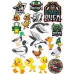Ördek Sticker Set 17 Parça Telefon, Tablet, Defter, Laptop Sticker
