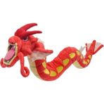 Ordinary1 60CM Büyük Kırmızı Gyarados Iskeleti ve Şekillendirilebilir Peluş Bebek Oyuncağı (Yurt Dışından)