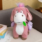 Ordinary1 Yaratıcı Sırt Çantası Küçük Eşek Bebek Peluş Oyuncak Çocuk Oyuncak Bebek (Yurt Dışından) - Krem - Uçuk Pembe