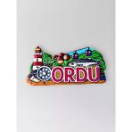 Ordu Temalı Polyester Kabartmalı Magnet 8 X 4 Cm – Dekoratif Hediyelik Buzdolabı Süsü (Kod:1120)