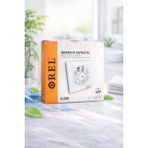 Orel 200'LÜK Dekoratif Banyo Aspiratörü Modern Tasarım Beyaz Renkli Kolay Montaj Özelliği