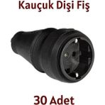 Orel Monofaze Kauçuk Dişi Fiş 30 Adet