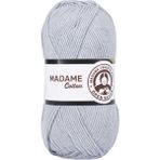Ören Bayan 100 gr 001 Gri Madame Cotton El Örgü İpi Yünü