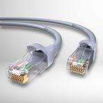 Oren Kablo 1m CAT6 UTP Network-Ağ-Ethernet Patch Kablosu LSZH 24 AWG (Gri)