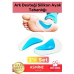Örensa Özel Üretim Anatomik Boşluk Doldurucu Düz Taban Jeli Ark Desteği Silikon Ayak Tabanlığı