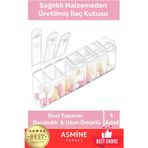 Örensa Özel Üretim Sağlık Dostu Abs Plastik Haftalık Günlük 7 Bölmeli İlaç Hap Kutusu