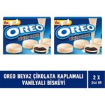 Oreo Beyaz Çikolata Kaplamalı 246 gr Bisküvi
